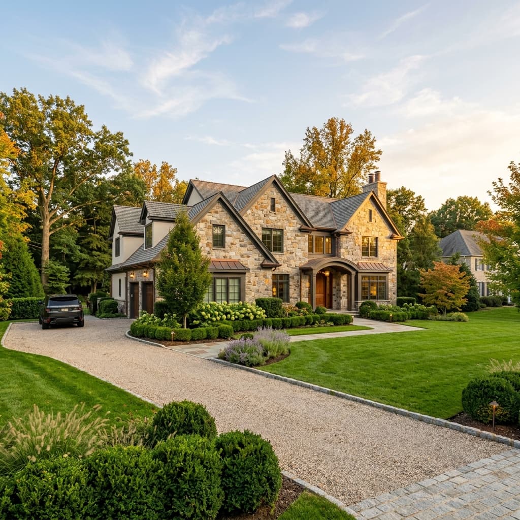 Luxury suburban Philadelphia property showcasing the Real Estate Nerds value proposition